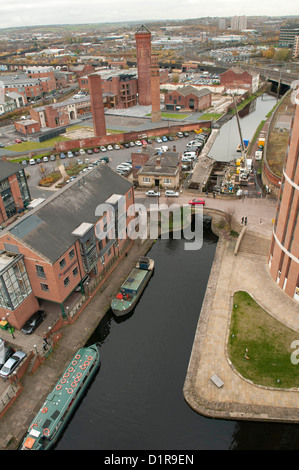 Leeds Liverpool au blocage du canal fin bureau à Leeds Banque D'Images