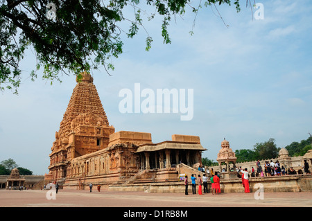 Grand temple, Thanjavur, Banque D'Images