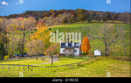 DELAPLANE, Virginie, USA - park office building à Sky Meadows State Park. Banque D'Images