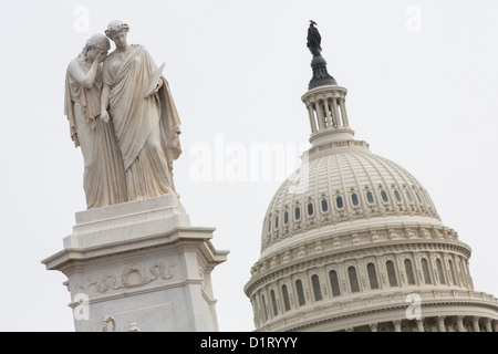 Opinions de l'United States Capitol, siège du Congrès des États-Unis. Banque D'Images