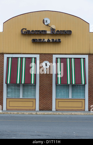 Un repas décontracté-restaurant de la chaîne. Banque D'Images