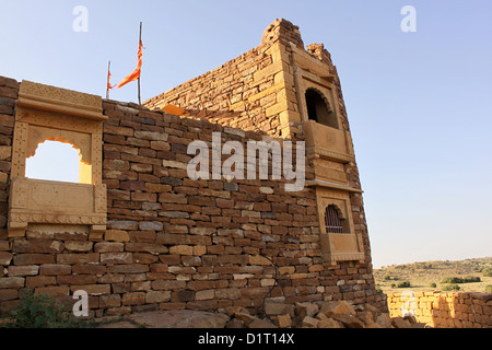 Khaba fort de Jaisalmer Rajasthan Inde Banque D'Images