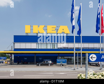 Magasin Ikea à Ottobrunn, près de Munich, Bavière, Allemagne Banque D'Images