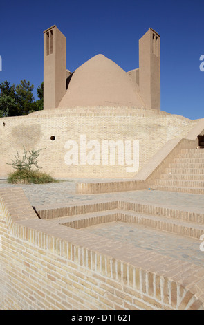 La maison de la glace qanat, Meybod, Iran Banque D'Images