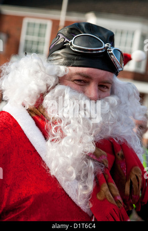 Ripon Motorcycles avec un thème de Noël Banque D'Images