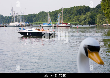 Berlin, Allemagne, sur le bateau Mueggelsee Banque D'Images