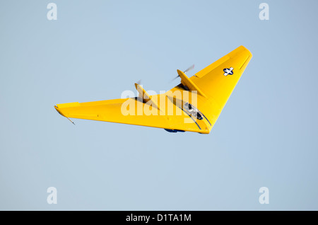 Northrop N9Mo aile volante, le dernier survivant de ce WW II prototype, basé à l'musée Planes of Fame, Chino, Californie, USA Banque D'Images