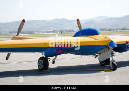 Northrop N9Mo aile volante, le dernier survivant de ce WW II prototype, basé à l'musée Planes of Fame, Chino, Californie, USA Banque D'Images