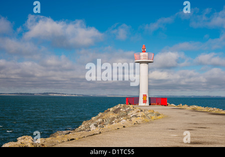 La jetée de la ville de pêcheurs de Howth, Dublin, Irlande Banque D'Images