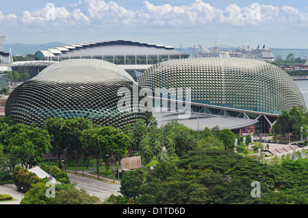 Esplanade - Theatres on the Bay, Singapour Banque D'Images