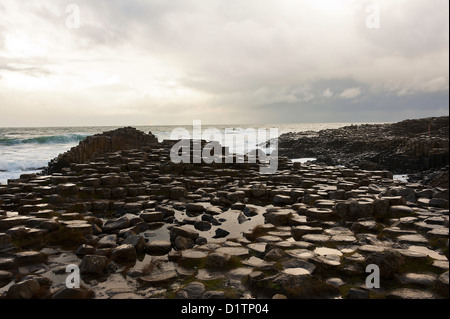 La belle près de Giant's Causeway Bushmills sur le Comté d'Antrim Coast Irlande du Nord Royaume-Uni UK Banque D'Images