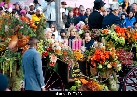 124e Rose Parade de Pasadena, Californie, mardi, Janvier 1, 2013. Banque D'Images