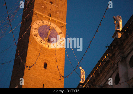 Vicenza (Italie), Torre Bissara, sur la Piazza dei Signori Banque D'Images