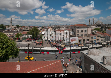 Place Beyazit à Istanbul, Turquie Banque D'Images