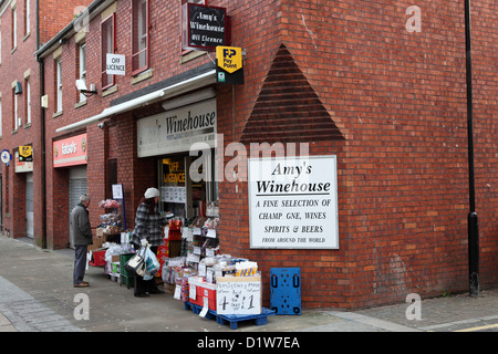 Amy Winehouse à Sunderland, en Angleterre. Banque D'Images