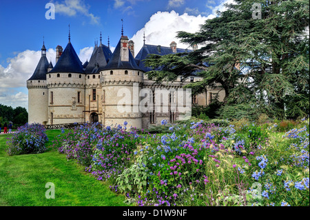 Chateau de Chaumont dans la vallée de la Loire Banque D'Images