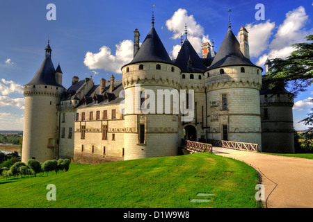 Chateau de Chaumont dans la vallée de la Loire Banque D'Images