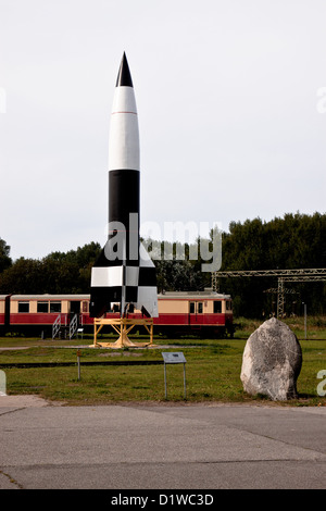 V2 Usine de Peenemunde, Usedom, Allemagne Banque D'Images