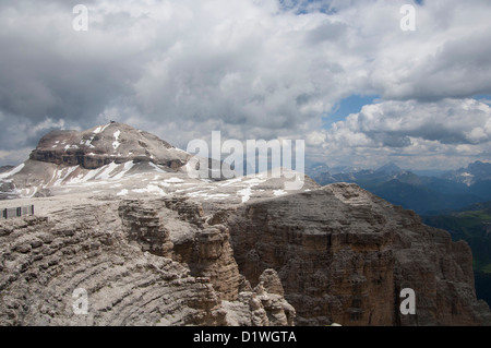 Le Piz Boè, Groupe du Sella, Dolomiti, Trentin-Haut-Adige, Italie, Europe Banque D'Images