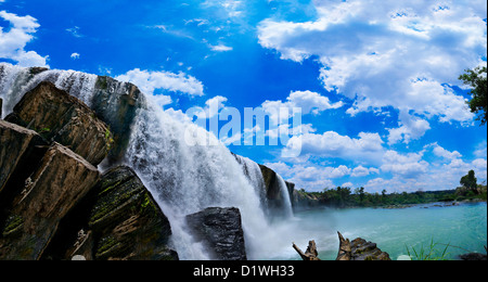 Dray Sap Cascade, hauts plateaux du centre. Buon Ma Thuot, Dak Lak, Vietnam Banque D'Images