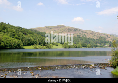 Le déversoir du lac de Grasmere Cumbria Howe et de l'argent des terres Eng.UK Banque D'Images