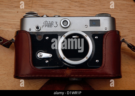 Une caméra film russe soviétique. Banque D'Images