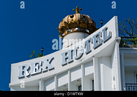 Rex Hotel Sign, Ho Chi Minh City, Vietnam Banque D'Images