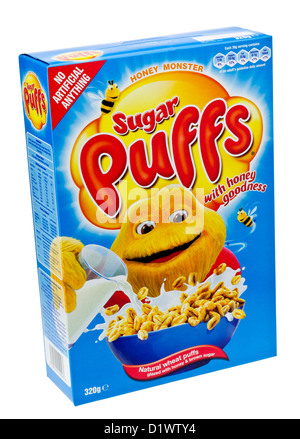 Fort de Sugar Puffs céréales petit déjeuner. Banque D'Images