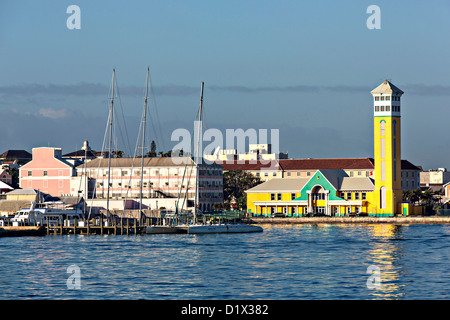 Prince George Wharf, Nassau, Bahamas, Caraïbes Banque D'Images