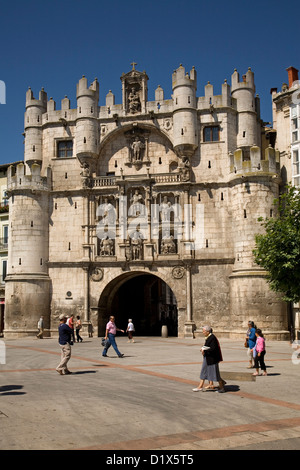 Arco de Santa María Burgos Castille León Espagne Banque D'Images