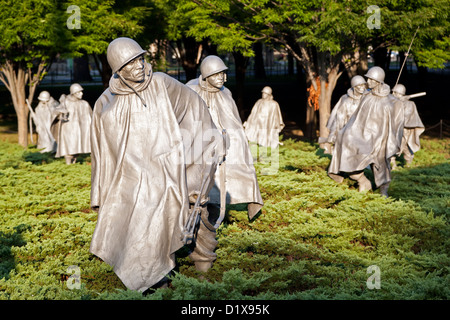 Korean War Veterans Memorial, Washington, DC, USA Banque D'Images