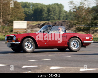 Classic Car Meeting Haarlem Triumph TR6 Banque D'Images