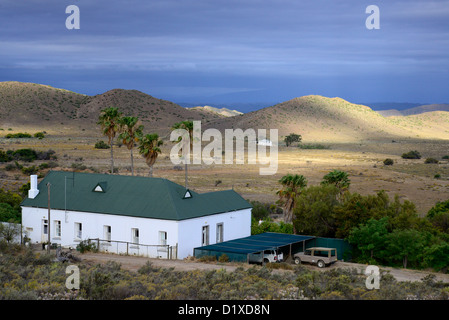 Vieille maison près de Karoo Warmwaterberg dans le Klein Karoo, Western Cape Afrique du Sud Banque D'Images