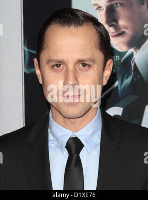 GIOVANNI RIBISI LOS ANGELES PREMIÈRE MONDIALE DE GANGSTER SQUAD LOS ANGELES CALIFORNIA USA 07 janvier 2013 Banque D'Images