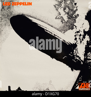 Premier album de Led Zeppelin sur l'album Atlantic Records. Usage éditorial uniquement. Banque D'Images