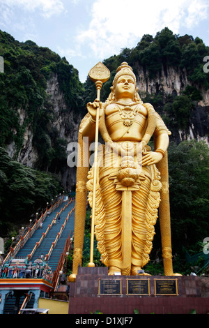 Grottes de Batu est un temple hindou sur la banlieue de Kuala Lumpur Banque D'Images