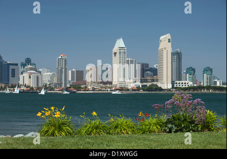 Le centre-ville de HARBOURSIDE VILLE DE BAY VIEW PARK SAN DIEGO CALIFORNIA USA Banque D'Images