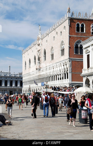 Du Palais des Doges à Venise - Palazzo Ducale. Banque D'Images