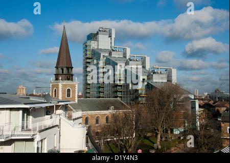 Vieille église London Battersea Banque D'Images