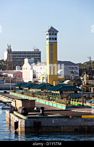 Prince George Wharf, Nassau, Bahamas, Caraïbes Banque D'Images