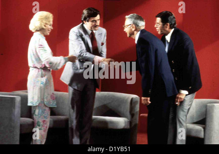 Le Roi King Comédie Comédie, Robert De Niro, Jerry Lewis nach seinem Auftritt von der Show Jerry Langford (Jerry Lewis, r) Banque D'Images