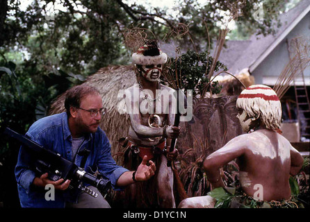 Jagabongo Krippendorf's Tribe M. Krippendorf (Richard Dreyfuss), Mickey (Gregory Smith), Edmund (Carl Michael Lindner) *** Banque D'Images