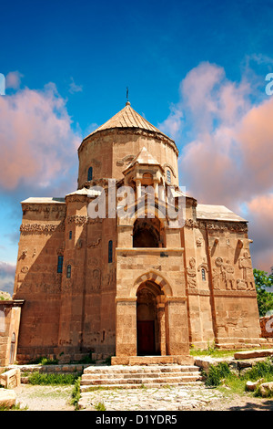 10e siècle cathédrale orthodoxe arménienne de la Sainte Croix sur l'île Akdamar, Lac de Van en Turquie 65 Banque D'Images