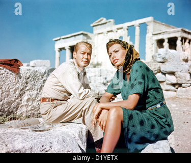 Garçon sur un dauphin 1957 20th Century Fox Film avec Sophia Loren et Alan Ladd Banque D'Images