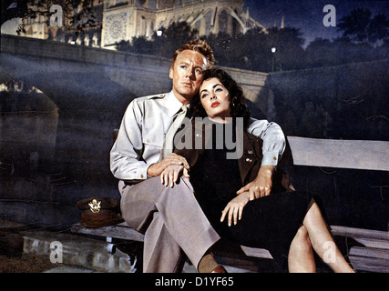 Damals à Paris la dernière fois que j'ai vu Paris, Van Johnson, Elizabeth Taylor mourir Helen Ellswirth wohlhabende (Elizabeth Taylor) lernt Banque D'Images