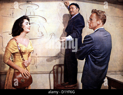 Damals à Paris la dernière fois que j'ai vu Paris, Elizabeth Taylor, Van Johnson Helen (Elizabeth Taylor) heiratet den angehenden Banque D'Images