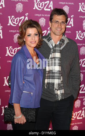 Natasha Kaplinsky au VIP Night pour le Cirque du Soleil, la nouvelle production "Kooza" au Royal Albert Hall, Londres - 8 janvier 2013 Photo par Keith Mayhew Banque D'Images