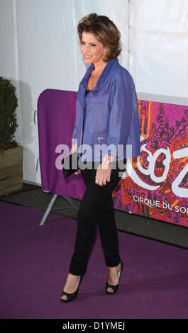 Natasha Kaplinsky au VIP Night pour le Cirque du Soleil, la nouvelle production "Kooza" au Royal Albert Hall, Londres - 8 janvier 2013 Photo par Keith Mayhew Banque D'Images