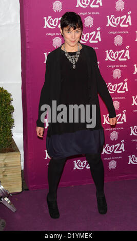 Olivia Williams à la soirée VIP pour le Cirque du Soleil, la nouvelle production "Kooza" au Royal Albert Hall, Londres - 8 janvier 2013 Photo par Keith Mayhew Banque D'Images