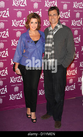 Natasha Kaplinsky au VIP Night pour le Cirque du Soleil, la nouvelle production "Kooza" au Royal Albert Hall, Londres - 8 janvier 2013 Photo par Keith Mayhew Banque D'Images